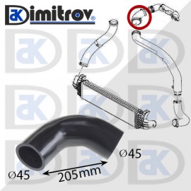 Маркуч турбо Ford Focus C-max Focus Volvo C30 S40 V50